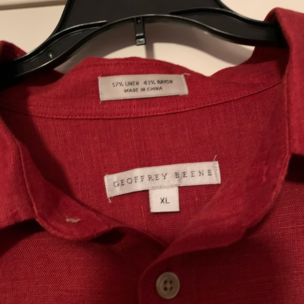 GEOFFREY BEENE LINEN SHIRTS